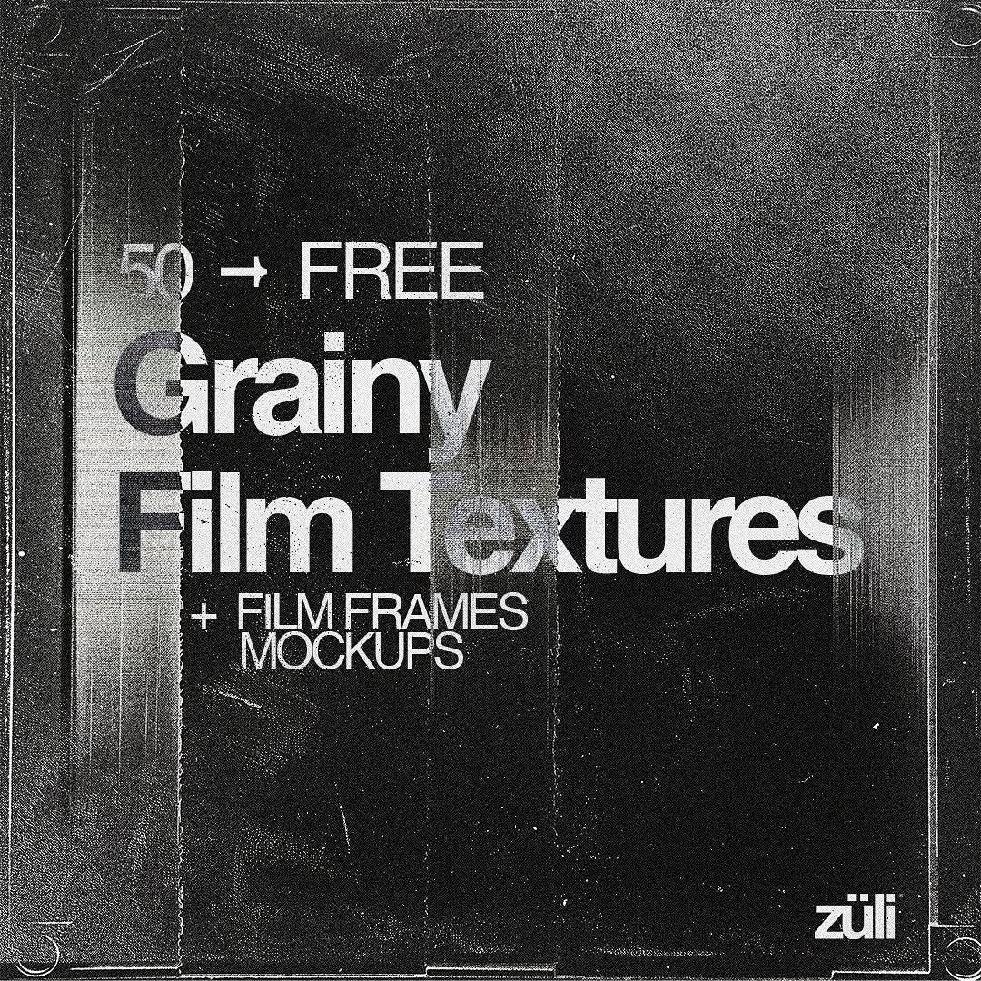 50 Grainy Film Textures Frames Pack [By Züli]