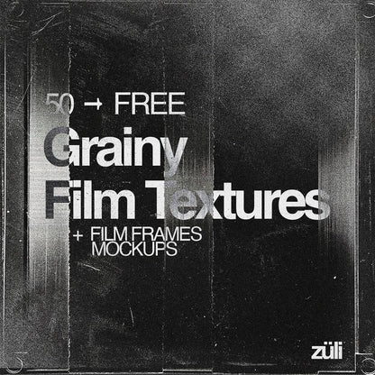 50 Grainy Film Textures Frames Pack [By Züli]