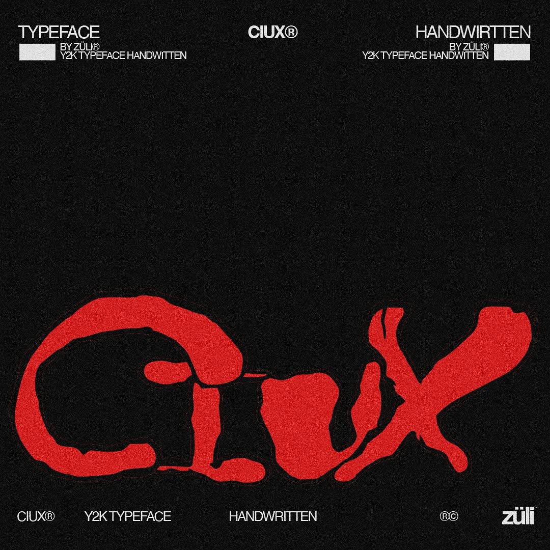 Aperçu principal de Ciux - Typeface [By Züli], ressource Fonts par Züli