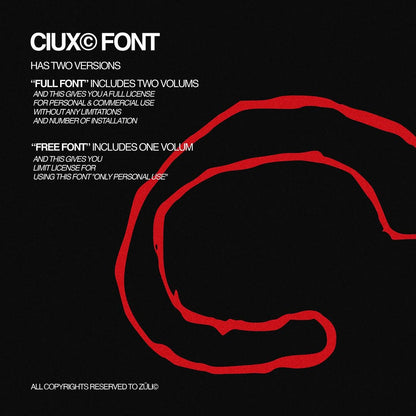 Ciux - Typeface [By Züli]