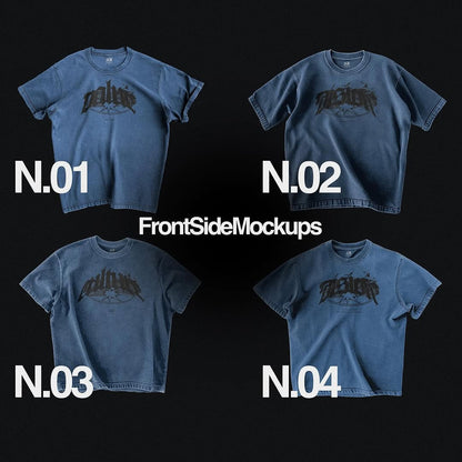 Realistic 8 Mockups Oversize T-Shirts [By Züli]