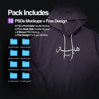 Realistic 10 Mockups Oversize Hoodies [By Züli]