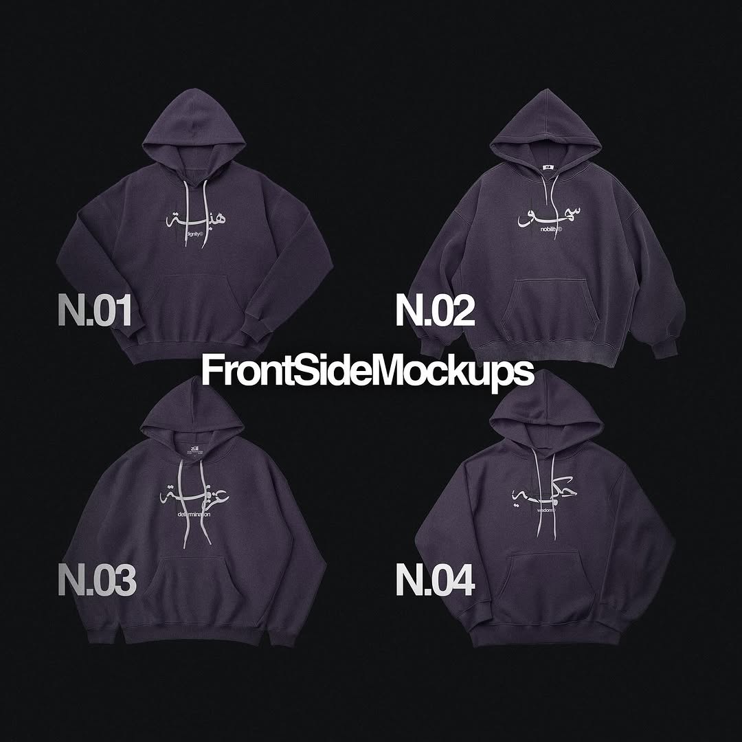 Realistic 10 Mockups Oversize Hoodies [By Züli]