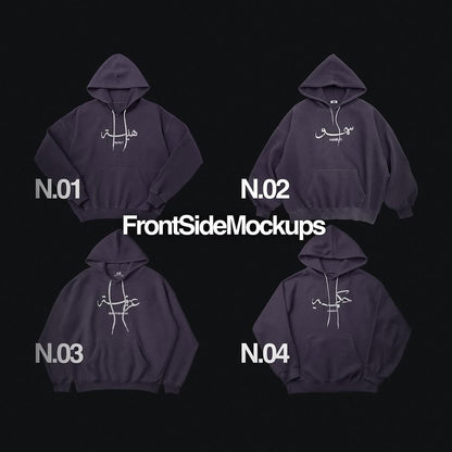 Realistic 10 Mockups Oversize Hoodies [By Züli]