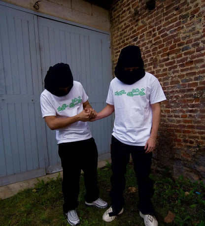 WHT+GREEN TEE 112 MODE ® 112 MODE