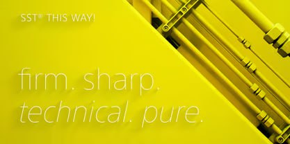 SST Font Family - Firm, Sharp, Technical & Pure
