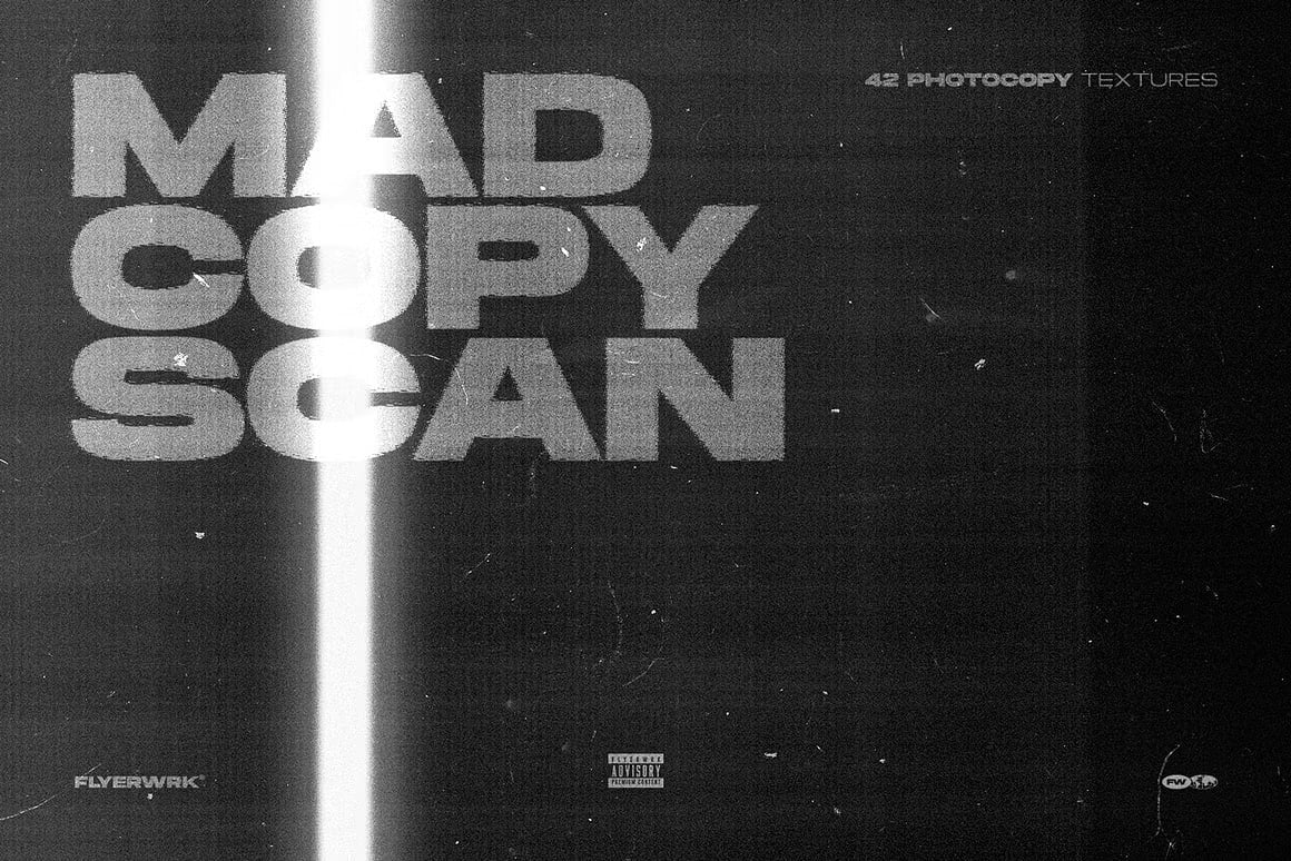 Aperçu principal de Mad Copy Scan, ressource Mockups par FLYERWRK