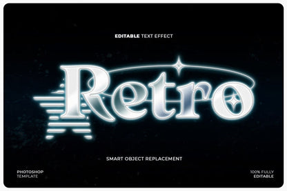 Silver Chrome Text Effect
