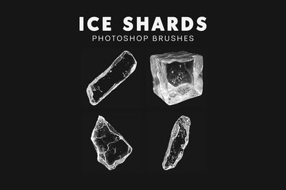 Ice Shards Brushes for Photoshop