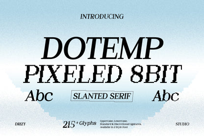 215+ Dotemp® Pixeled 8Bit