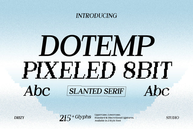 215+ Dotemp® Pixeled 8Bit par Drizy Studio