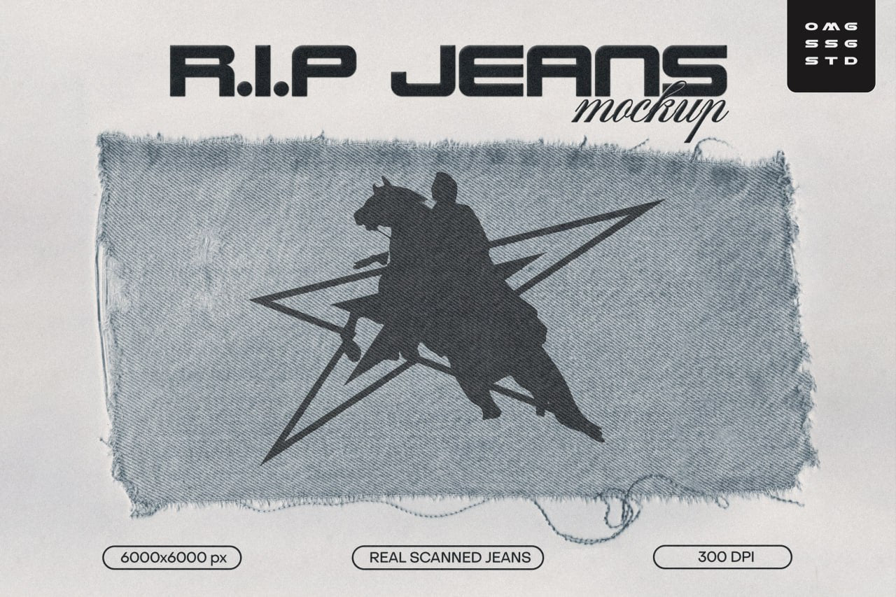 R.I.P. Jeans Mockup