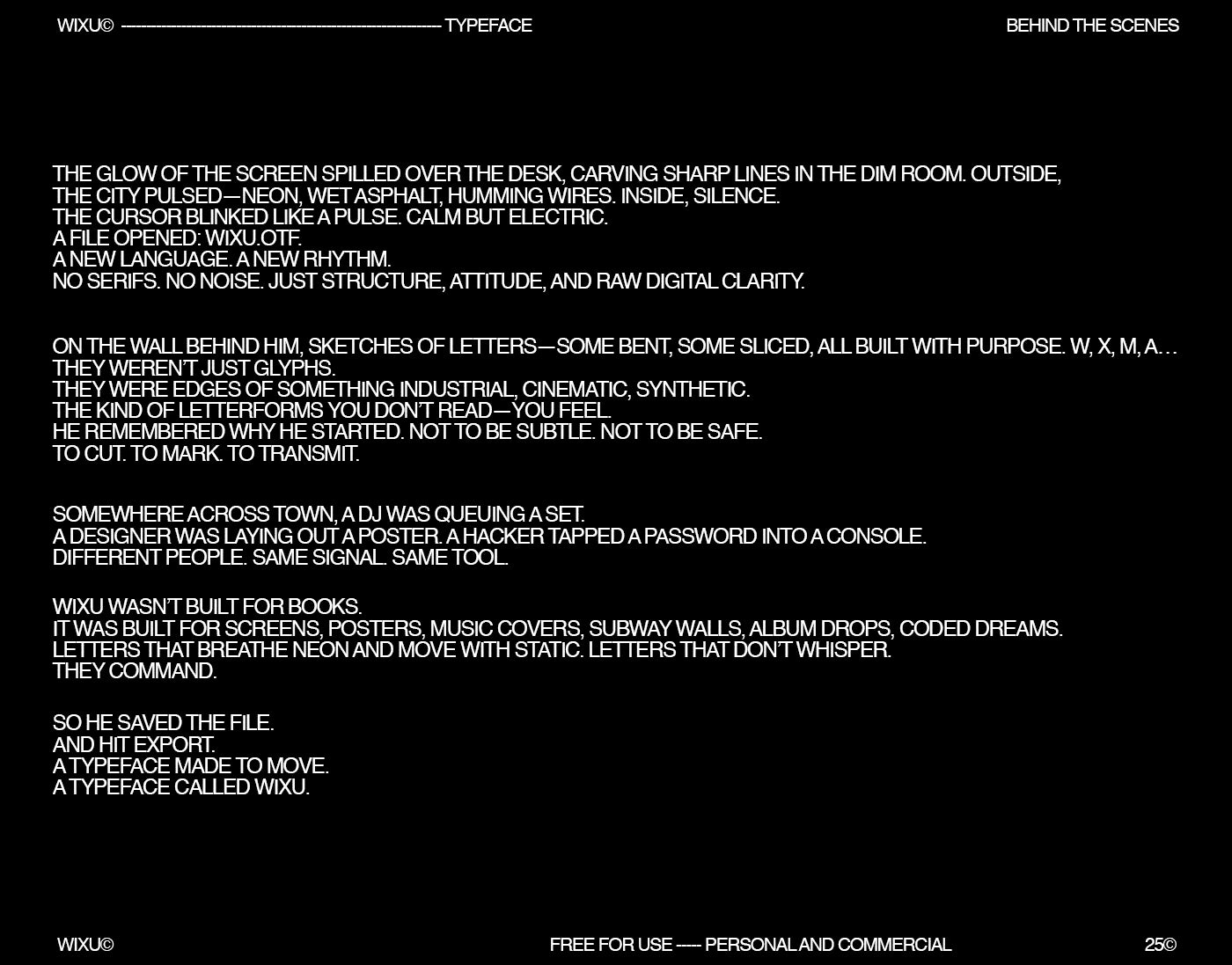 Wixu - Free Y2k Typeface| Züli