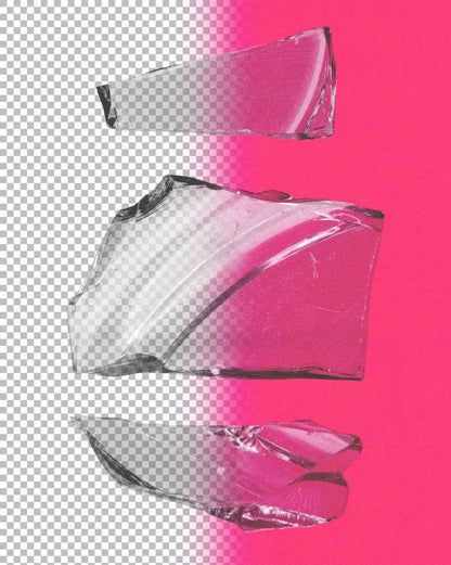 Glass Pack - Transparent Glass Shards