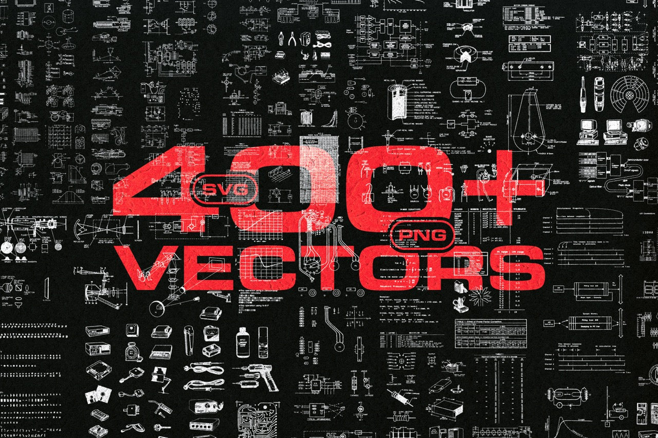 +400 DIAGRAMS2 VECTORS [By Massive Supply Co.]