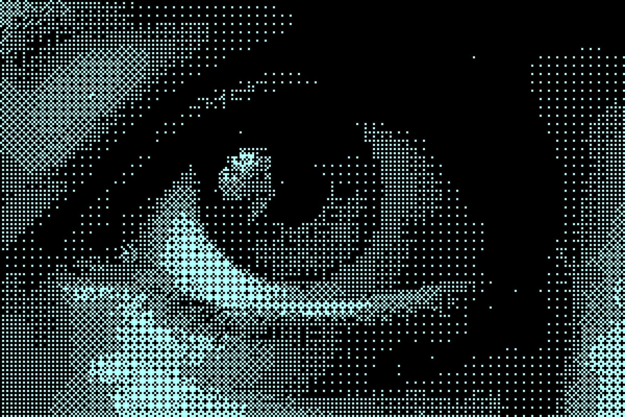 Dithered Bitmap Photo Effect