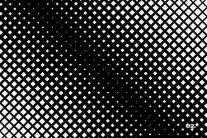 Monochrome Square Halftone