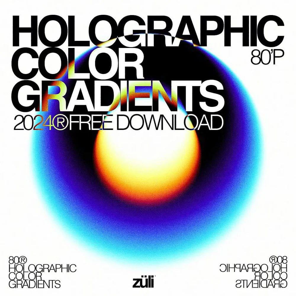 +80 Dégradés de Couleurs Holographiques [BY Züli]