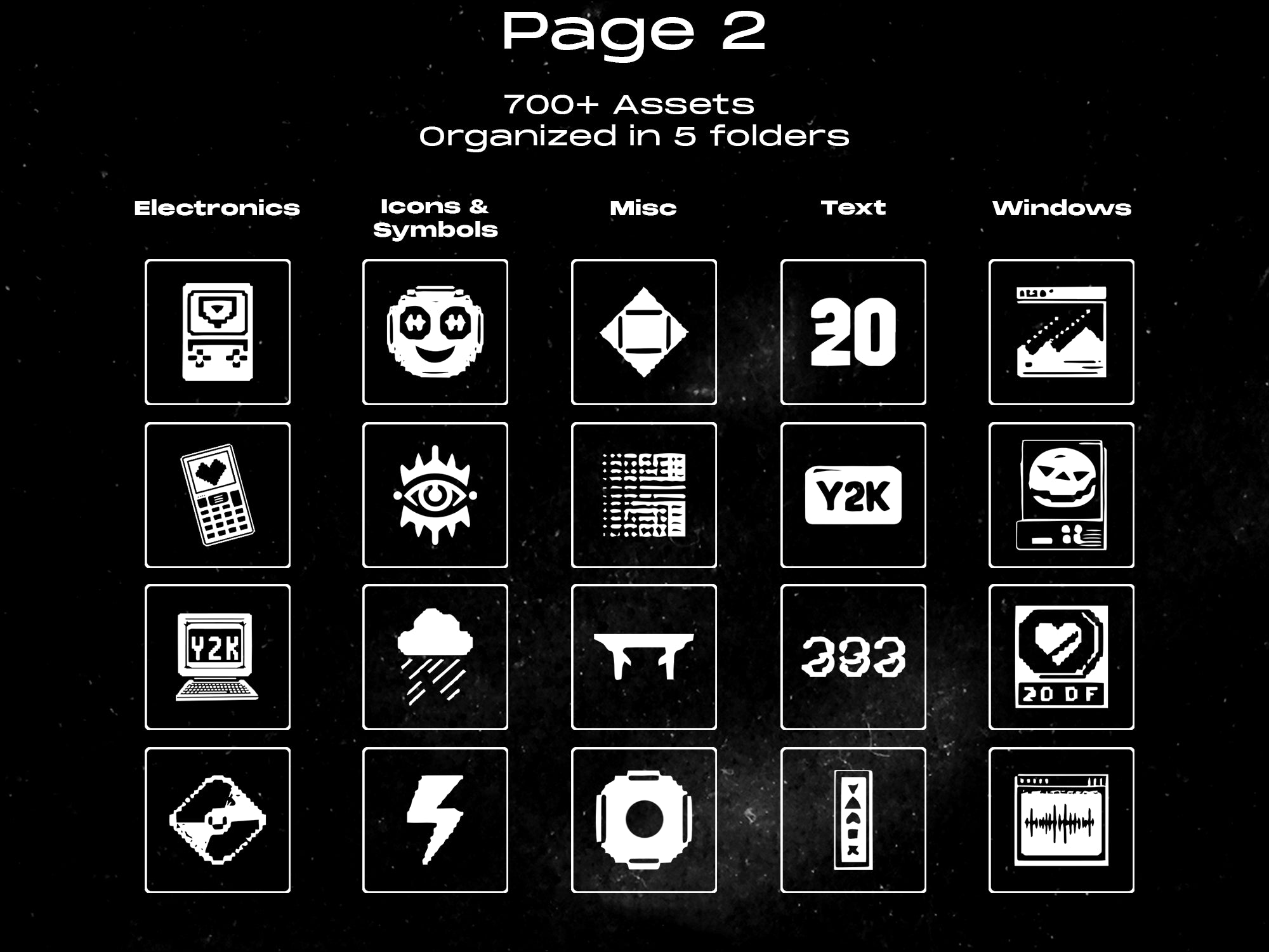 Y2K Shapes FREE Pack