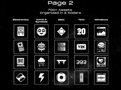 Y2K Shapes FREE Pack
